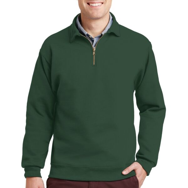 Super Sweats 1/4 Zip Sweatshirt with Cadet Collar Thumbnail