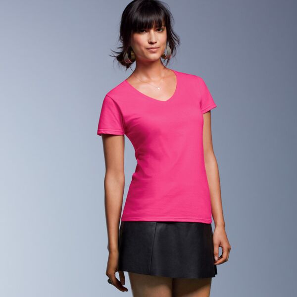 Ladies' Lightweight V-Neck Tee 88VLNVP Thumbnail