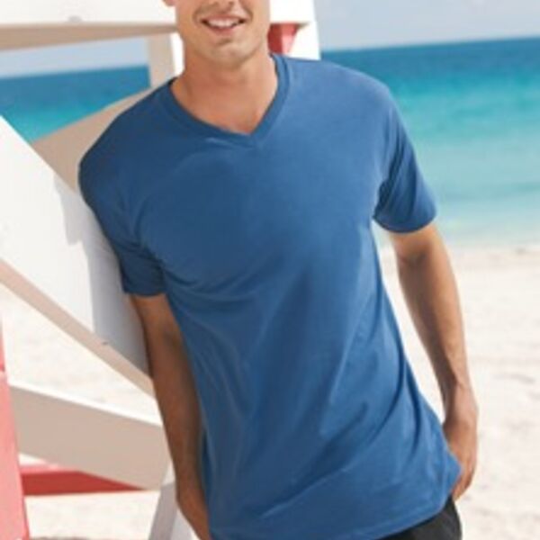 District Made™ Mens Perfect Weight V-Neck Tee. DT1170  Thumbnail